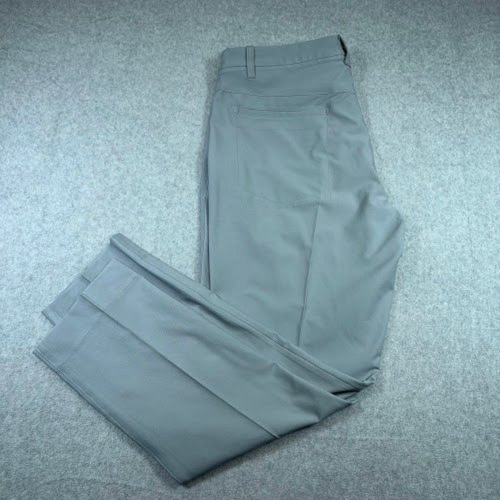 FootJoy FJ Golf Pants Mens fits 36x28.5 Grey Polyester Spandex Performance